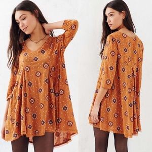 Urban Outfitters Ec Ls Willow Frock Dress